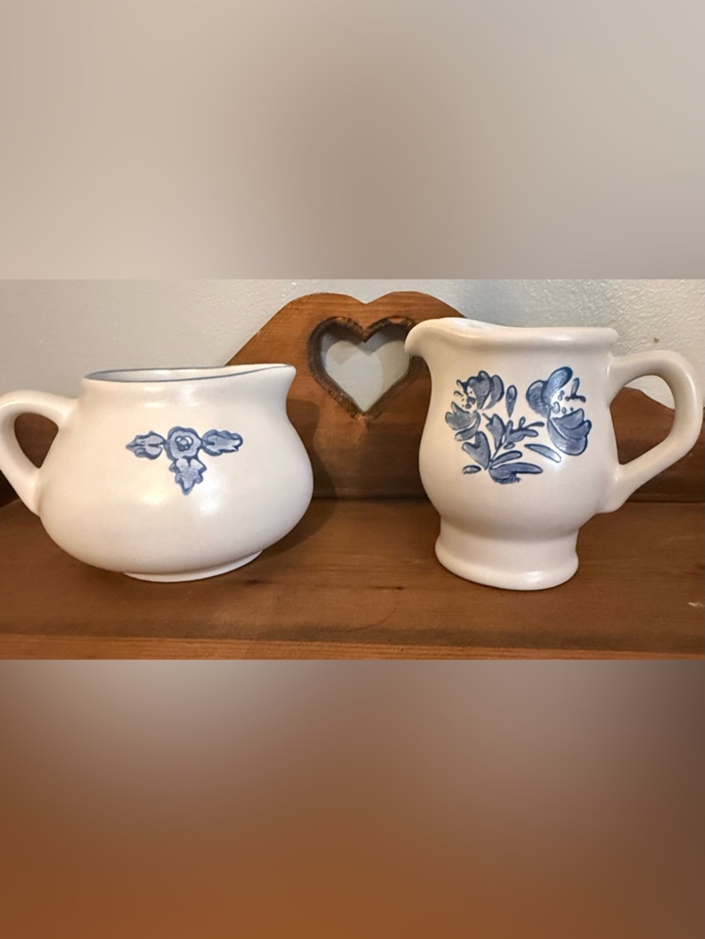 Vintage Pfaltzgraff Yorktowne Creamer and Milk Pitchers